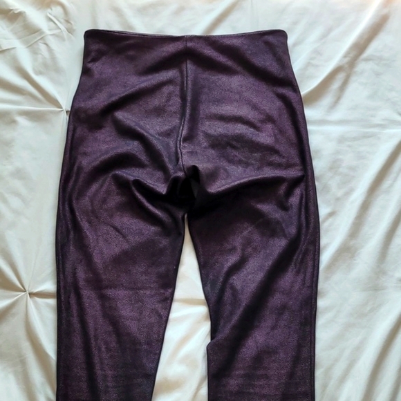 Allesandro Dell'Acqua eggplant pants/leggings - Picture 3 of 9